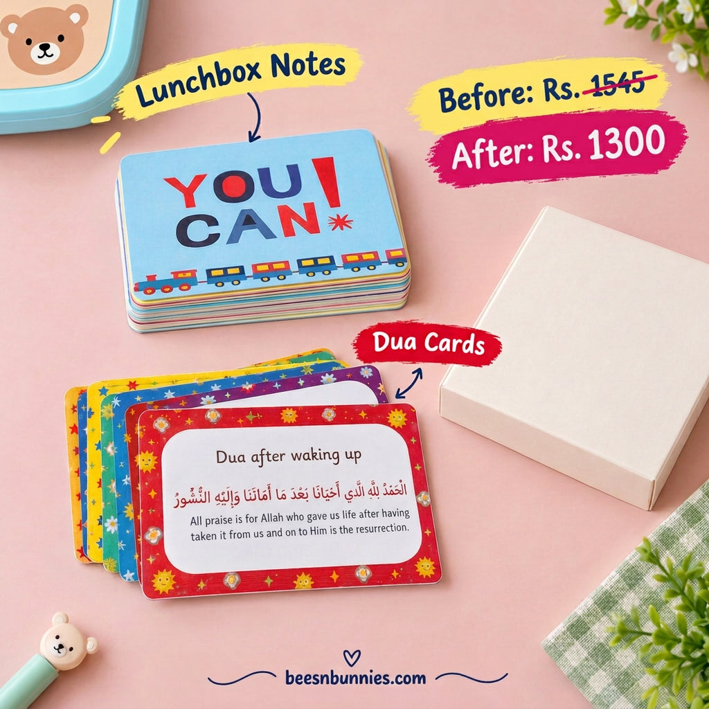 Lunchbox Notes and Dua Cards Deal