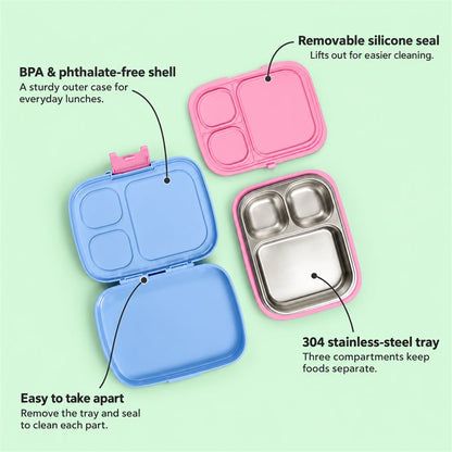 Premium Stainless Steel Bento Lunchbox - Light Blue