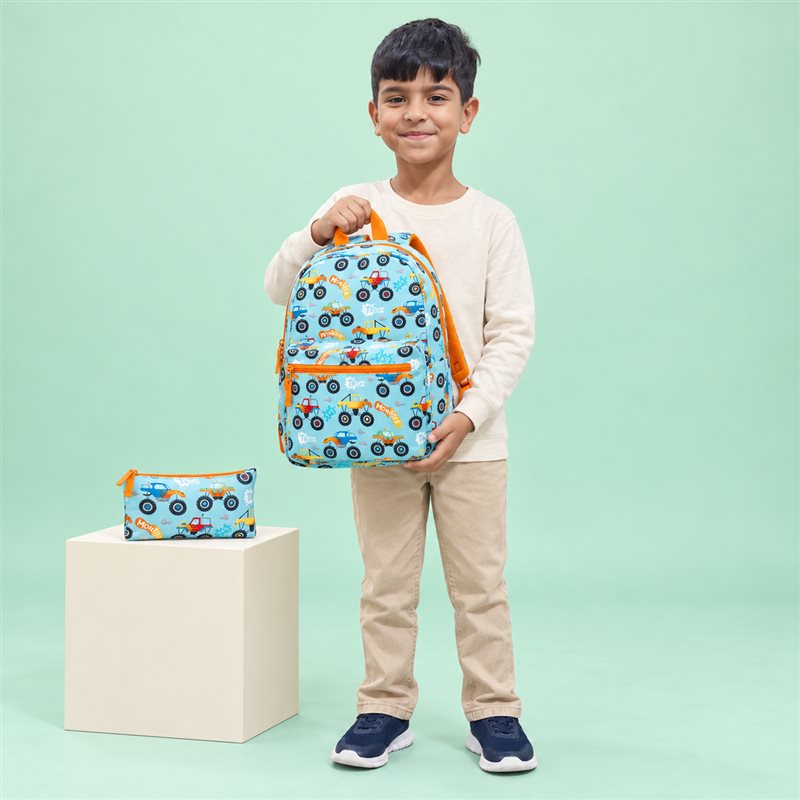 Vehicle School Bag with FREE Matching Pencil Case