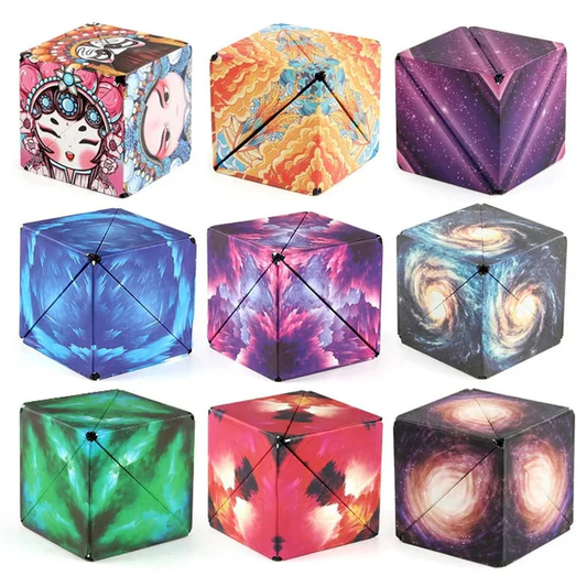 Magic Magnetic Puzzle Cube | 3D Geometric STEM Brain Teaser Toy