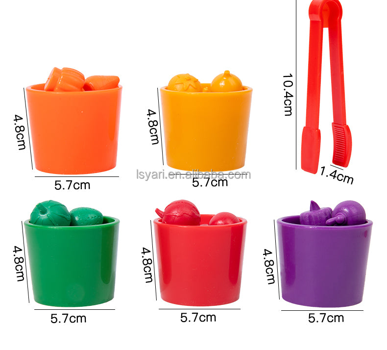 Fruit Sorting Cups