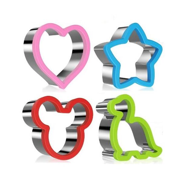 Stainless Steel Sandwich Cutter Set (4 Pcs)