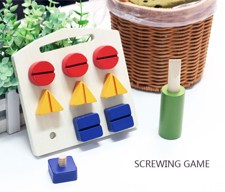 Wooden Screw-in Activity Board