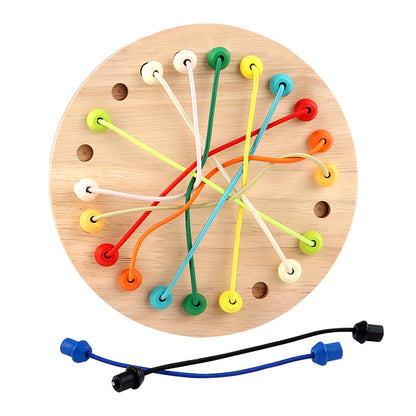 Wooden Rope Untangling Puzzle Game – Brain-Boosting Logic Toy for Kids