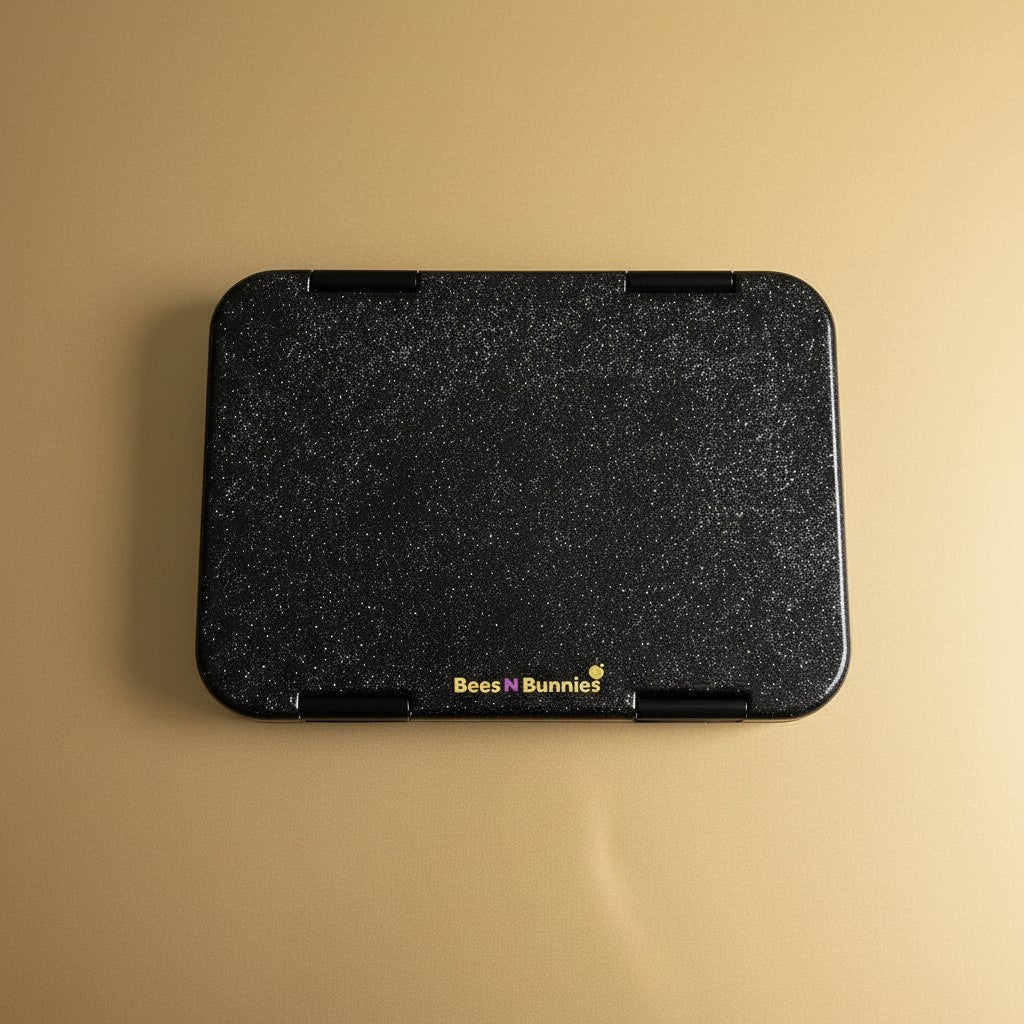 Classy Glittery Lunchbox - Black