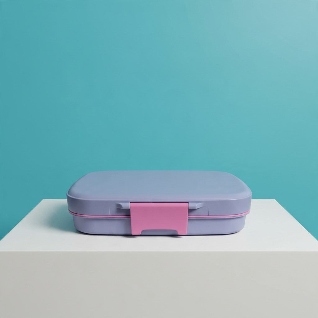 Premium Stainless Steel Bento Lunchbox - Light Blue