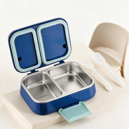 Stainless Steel Bento Lunchbox - 2 Layers