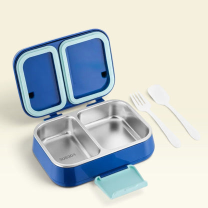Stainless Steel Bento Lunchbox - 2 Layers