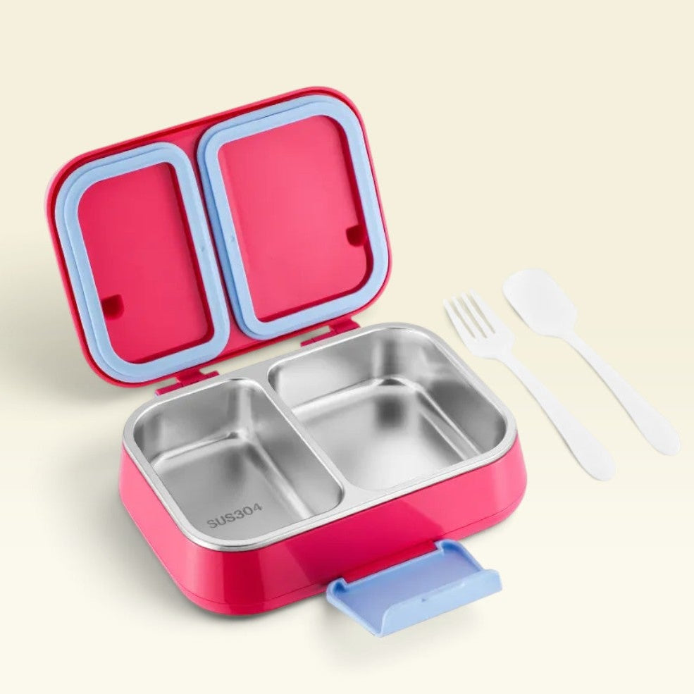 Stainless Steel Bento Lunchbox - 2 Layers