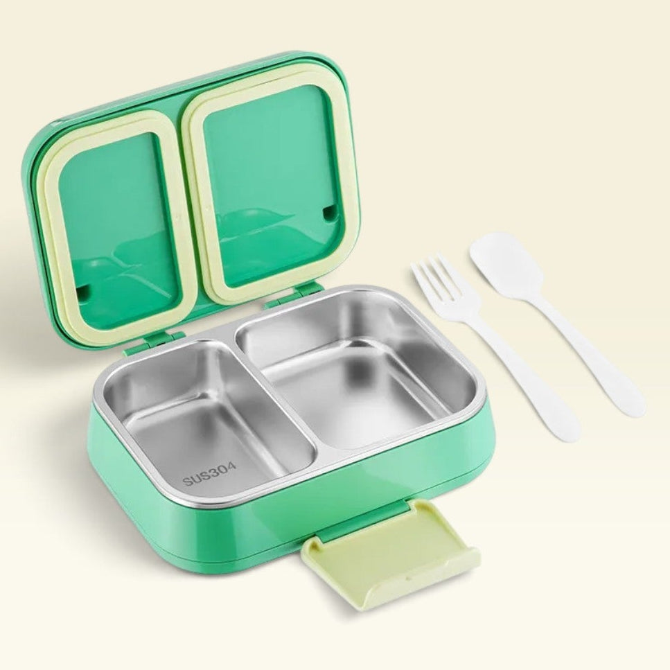 Stainless Steel Bento Lunchbox - 2 Layers