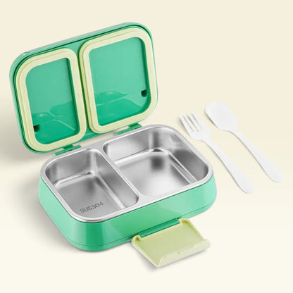 Stainless Steel Bento Lunchbox - 2 Layers