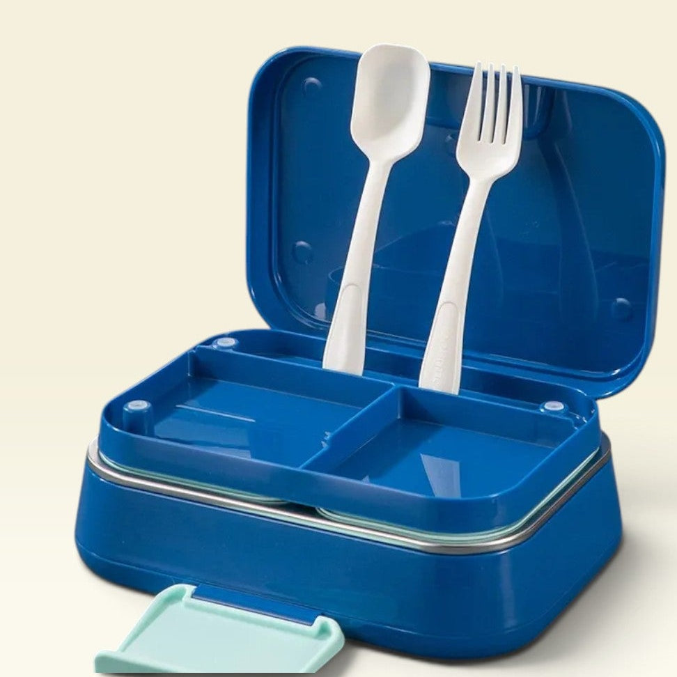 Stainless Steel Bento Lunchbox - 2 Layers