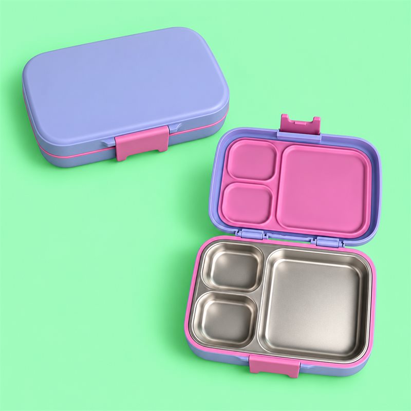Premium Stainless Steel Bento Lunchbox - Light Blue