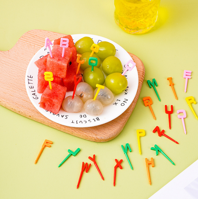 Alphabet Food Picks