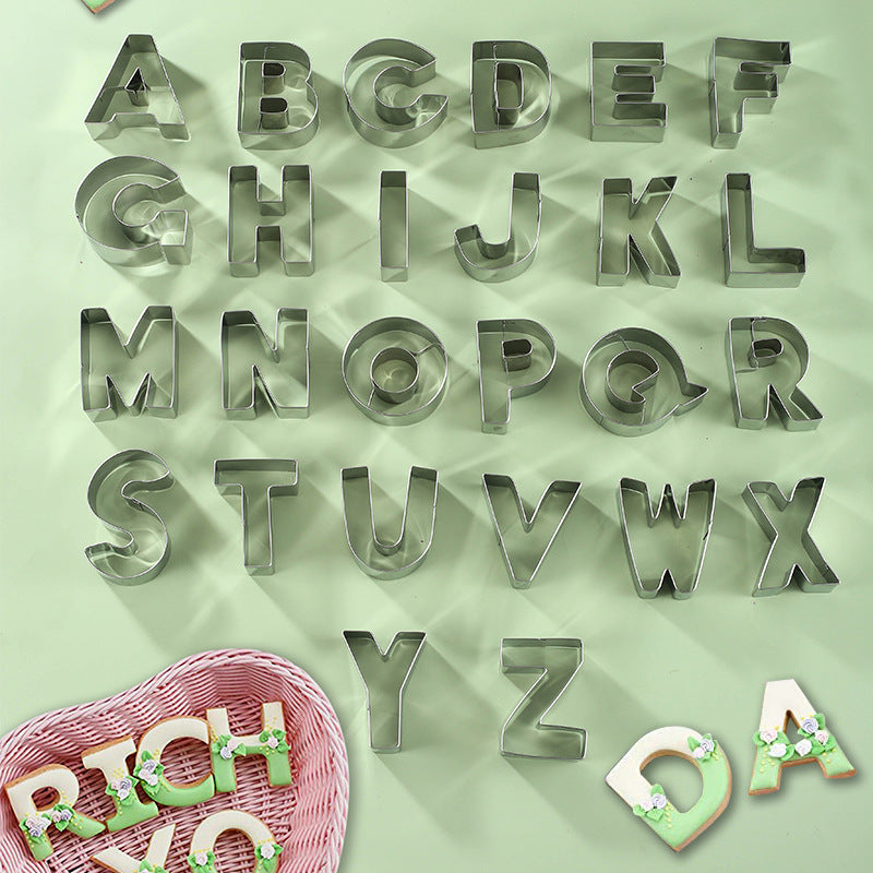 ABC & 123 Cutters - Stainless Steel