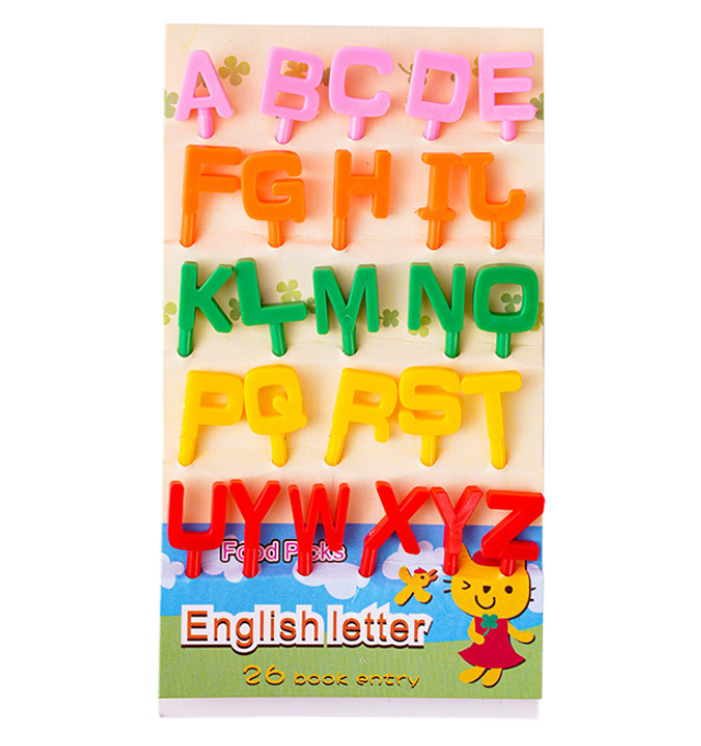 Alphabet Food Picks