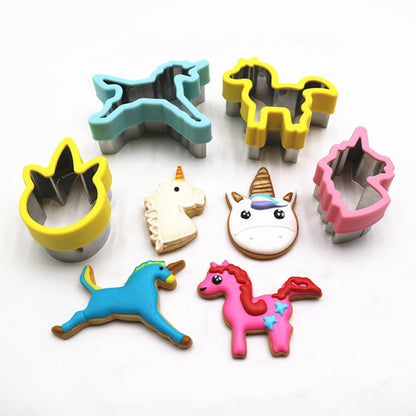 Unicorn Stainless Steel Cutter Mold (Set of 7 pcs)