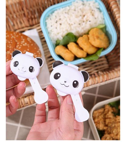 Panda Mini Sauce Containers with Spoon (2 Pcs)