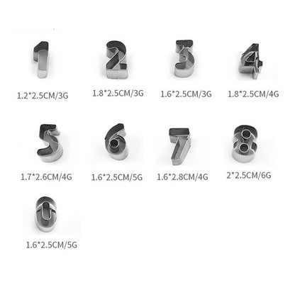 123 Cutters - Stainless Steel