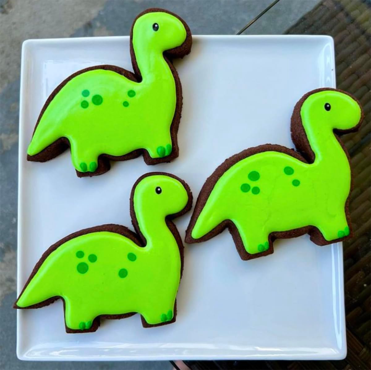 Dinosaur Stainless Steel Cutter Mold (Set of 8 pcs)