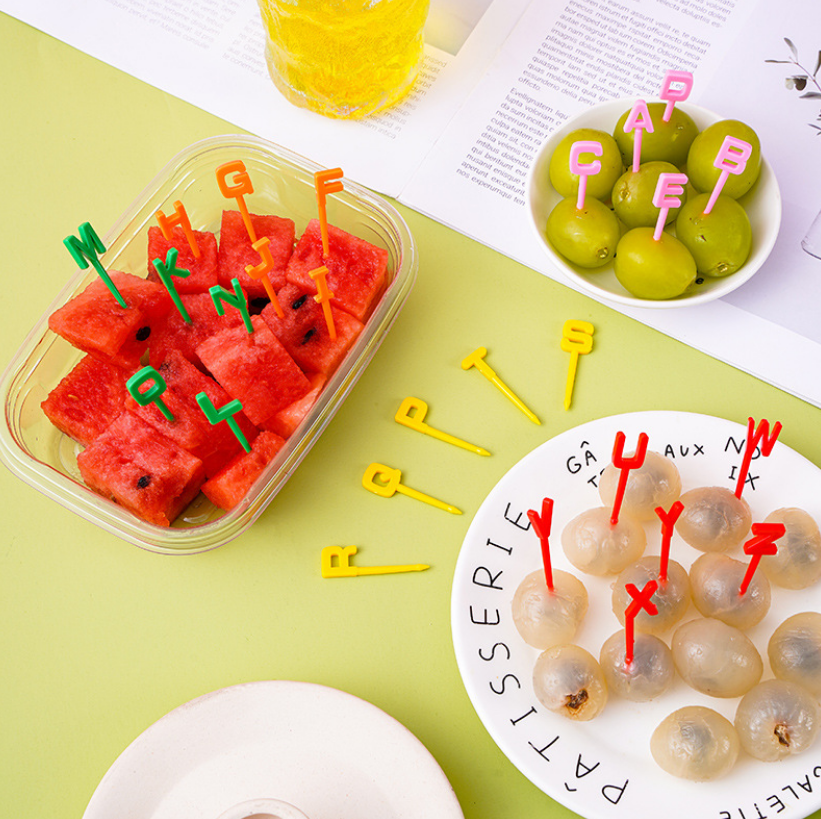 Alphabet Food Picks