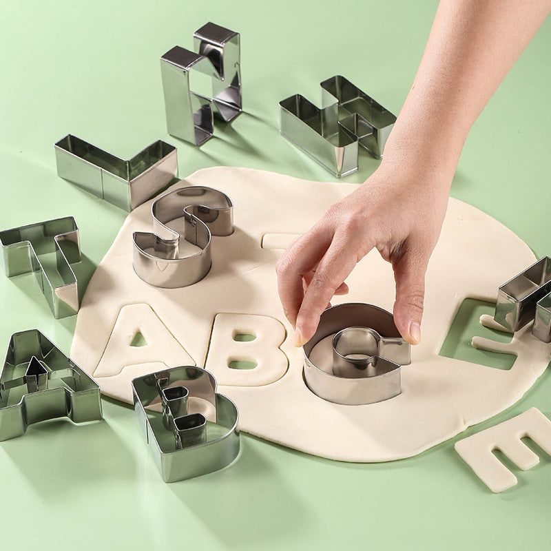 ABC & 123 Cutters - Stainless Steel