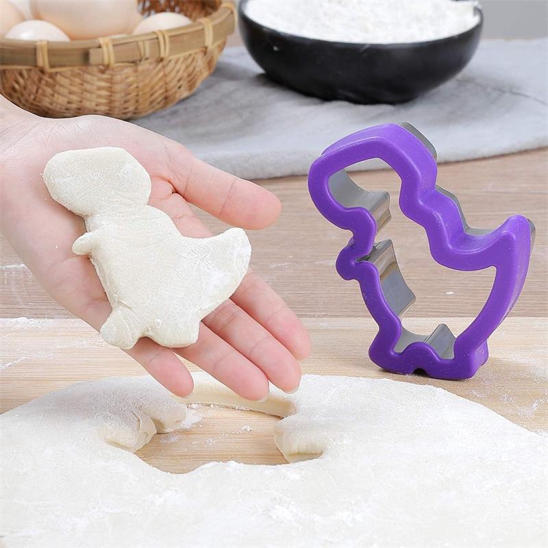 Dinosaur Stainless Steel Cutter Mold (Set of 8 pcs)