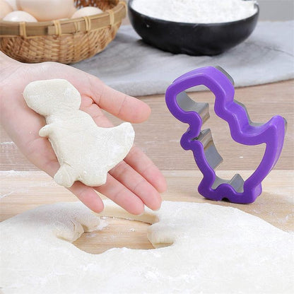 Dinosaur Stainless Steel Cutter Mold (Set of 8 pcs)