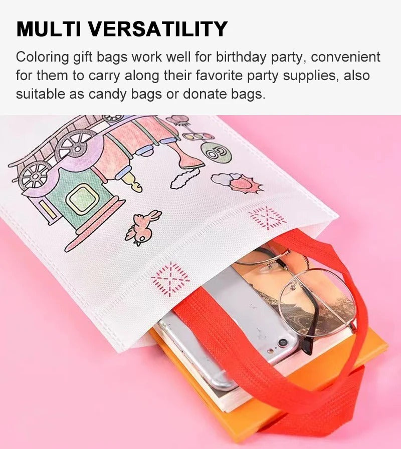 Graffiti Coloring Bag Tote Bag