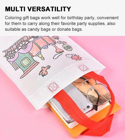 Graffiti Coloring Bag Tote Bag