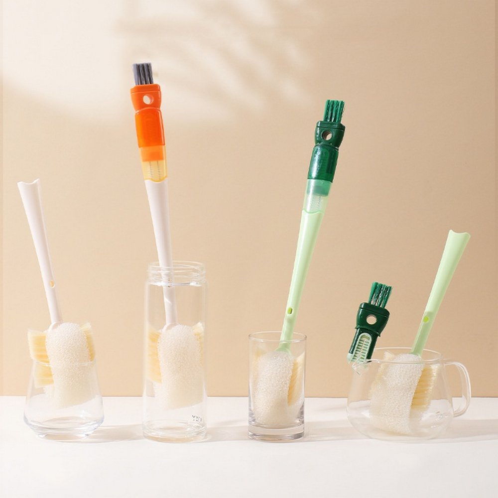 Multifunctional Bottle and Lid Cleaning Brush