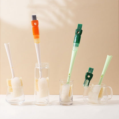 Multifunctional Bottle and Lid Cleaning Brush