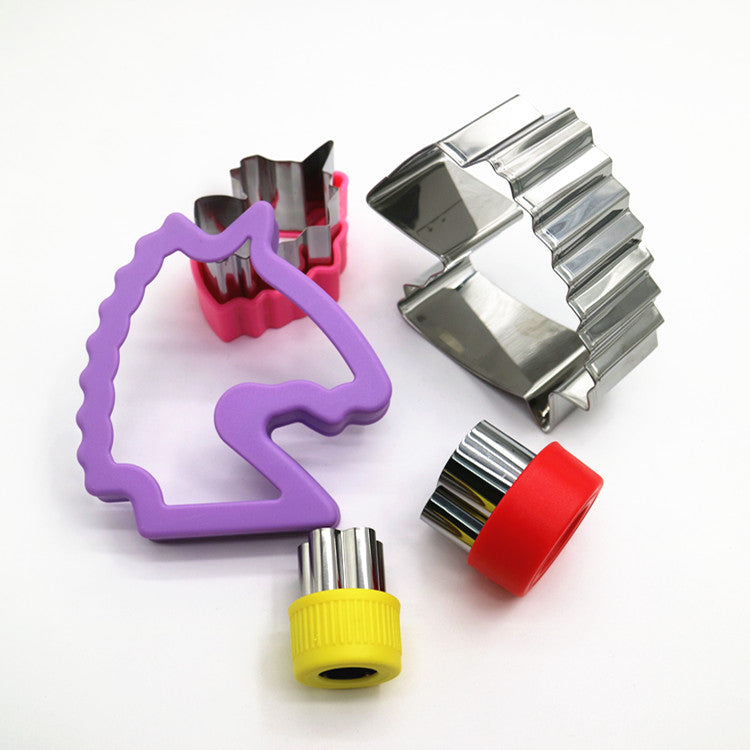 Unicorn Stainless Steel Cutter Mold (Set of 7 pcs)