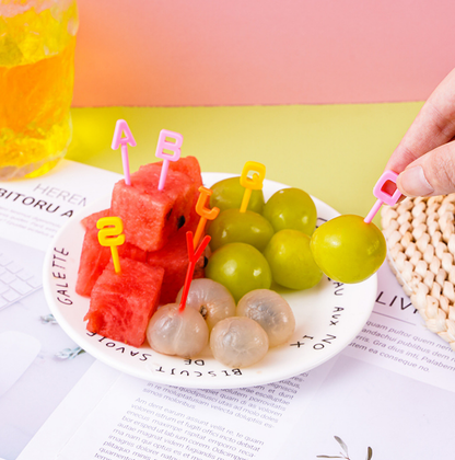 Alphabet Food Picks