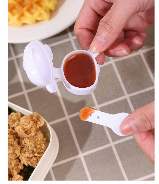 Panda Mini Sauce Containers with Spoon (2 Pcs)