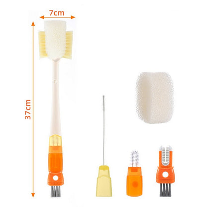 Multifunctional Bottle and Lid Cleaning Brush