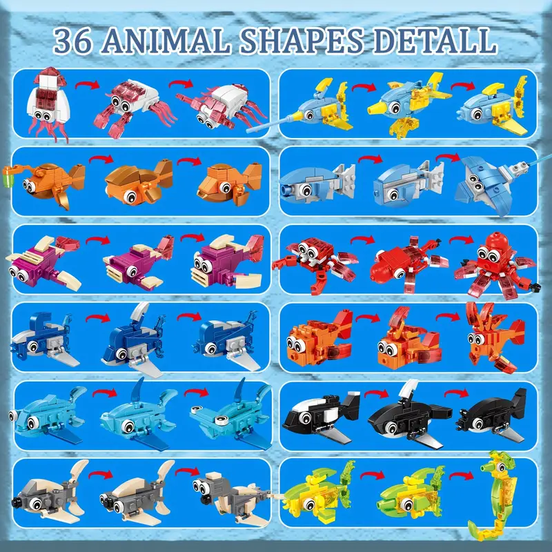Building Blocks - Ocean Animals