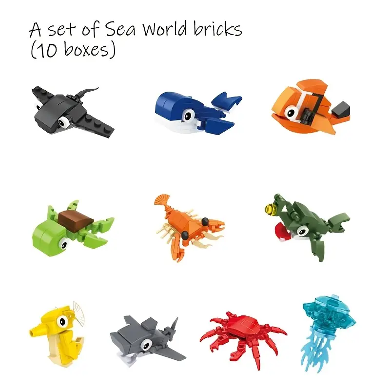 Building Blocks - Ocean Animals