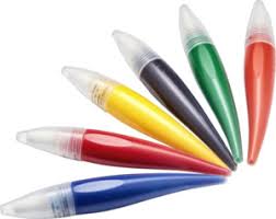 Poster Paints with Brush Tips