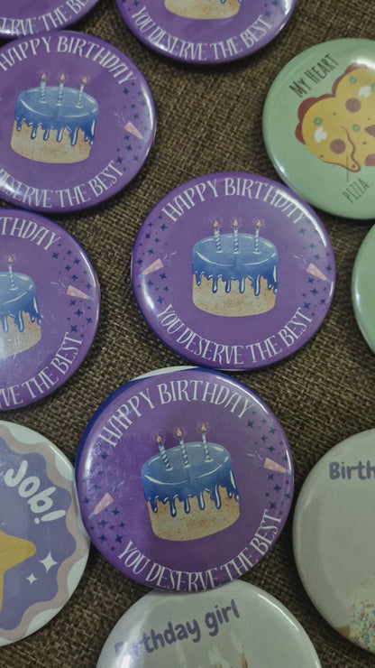 Cute Quote Badges (Great Job, Birthday & More)