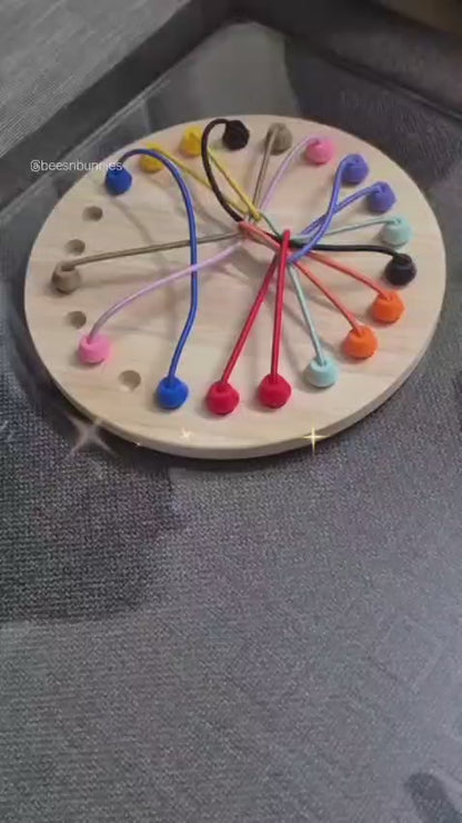 Wooden Rope Untangling Puzzle Game – Brain-Boosting Logic Toy for Kids