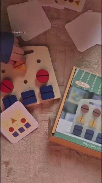 Wooden Screw-in Activity Board