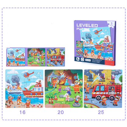 Magnetic Leveled Puzzle – 5-Step Puzzle for Kids