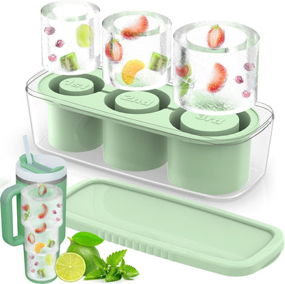 Ice Making Silicone Tray with Hard Case