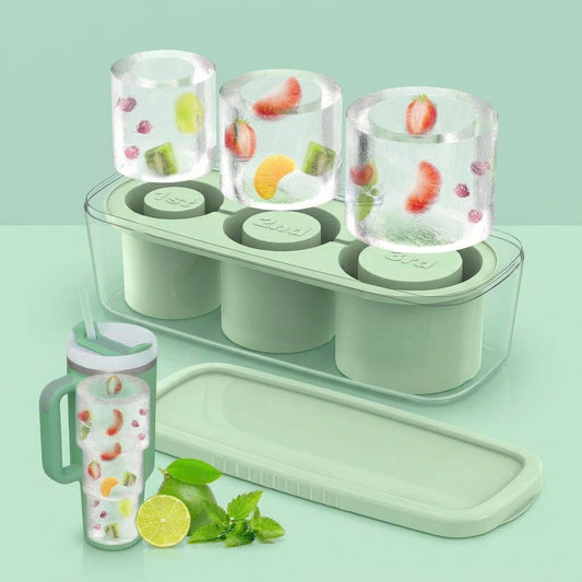 Ice Making Silicone Tray with Hard Case