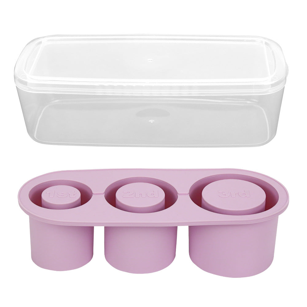 Ice Making Silicone Tray with Hard Case